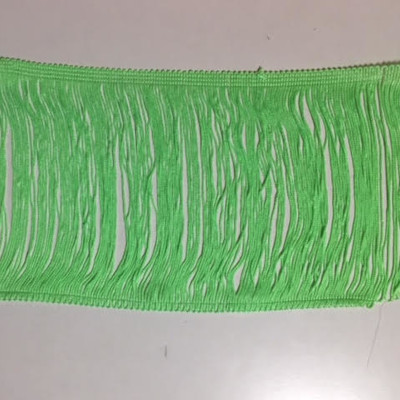 Neon fringe 15cm - VERDE